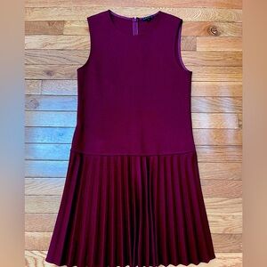 Theory Red Wool Dress